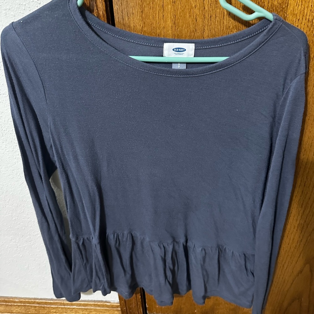 Old navy slub cotton peplum